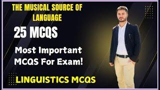 Musical Source Theory of Language: 25 MCQs