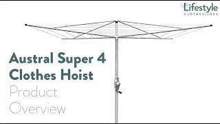Austral Super 4 Clothes Hoist Product Overview - Lifestyle Clothesline
