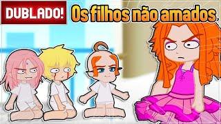 [ DUBLADO ] SE NARUTO E SAKURA ESTIVESSEM EM "OS FILHOS NÃO AMADOS" | GACHA CLUB