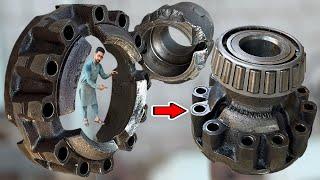 How We Rebuild 2 Parts Of A Broken Truck Differential Gearbox In The Incredible Restoration Video