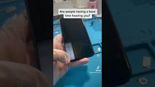 Are people having a hard time hearing you? iPhone Xr microphone issues #Shorts