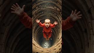 innocent baby fell into huge well saved by rescue team  #humanity #boy #baby #kids #kidsvideo