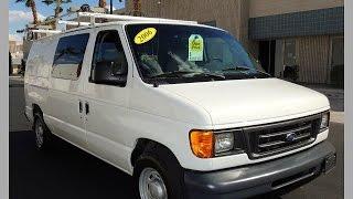 2006 FORD E150 CARGO VAN- LOADED - 60 CARGO VANS FOR SALE FleetTrucksUSA.com
