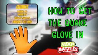 NEW SLAP BATTLES "QUAKE" GLOVE & HOW TO GET THE "BLASTING OFF AGAIN" BADGE!! (Roblox Slap Battles)