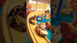 Little Spiderman & Orange Cat Tale: Epic Toy Racing‼️