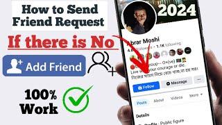 How to Send Friend Request on Facebook If There is No Option || Add Friend Option Not Showing on FB