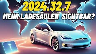 Tesla Software Update 2024.32.7: Mehr Ladesäulen sichtbar? Neuer Supercharger München Riem/Messe!