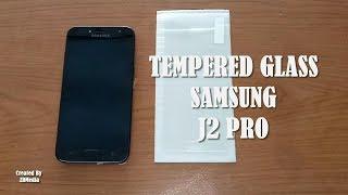 Samsung J2 Pro Black (2018) : How To Install Tempered Glass Screen Protector