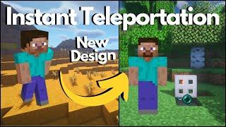 Minecraft: Simple Redstone Teleporter (Updated Tutorial)