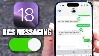 Enable iPhone RCS - Full Guide and Features