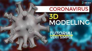 Coronavirus Modelling in 3ds Max | Tutorial and Very Simple