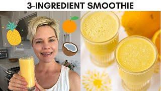 Healthy Pineapple Orange Smoothie Recipe with Coconut Milk