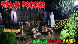 POCONG GANGGUIN ORANG MANDI || PRANK TERLUCU 2021