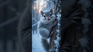 The Siberian Flying Squirrel’s Playful Smile #squirrel #wildlife #asmr #shorts