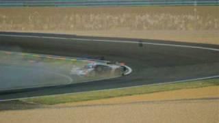 LM 2008 -Saleen loses wheel