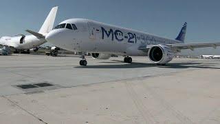 Irkut MC-21-300 makes its first international flight