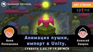 Проект Potata: Анимация пушки и импорт в Unity