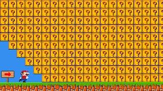 Super Mario Bros. but Mario have 1,000,000 Item Blocks | D.A Mario