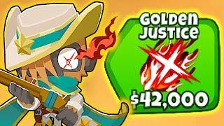 The Golden Justice Is INCREDIBLE! (5th Tier Desperado In Bloons TD 6)