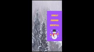 calming snow fall short youtube video - Sunday Morning Snow fall for stress relief #shorts