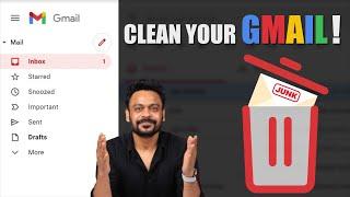 How to Clean Gmail Inbox 2024 Process | Remove Spam Emails, Unsubscribe and More 