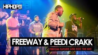 Freeway & Peedi Crakk Perform "Flipside" & "Roc The Mic" (6/6/15)