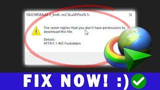 The server replies that you don't have permissions to download this file HTTP /1.1 403 Forbidden