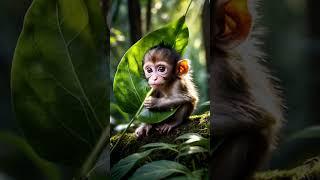 Ancient Monkey City @vdsmonkey2228 #shorts #video #cute #monkey