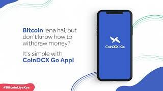 How to withdraw money using CoinDCX Go App?