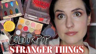 NEW ColourPop STRANGER THINGS Collection Review | Swatches, Comparisons & Tutorial