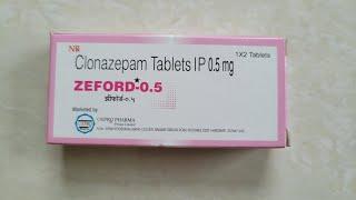 Brand Name Series | Drug #322 | Tab Zeford 0.5 | Clonazepam | Insomnia | Anxiety Disorder