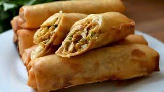 Creamy Chicken Spring Rolls | Ramzan 2023 | Iftar Recipe |By Sara's Kitchen Flavour
