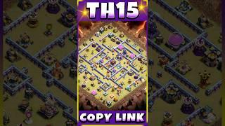 AFTER UPDATE! TOWN HALL 15 Th15 WAR BASE With Link | TH15 LEGEND Base With Link | Clash of clans