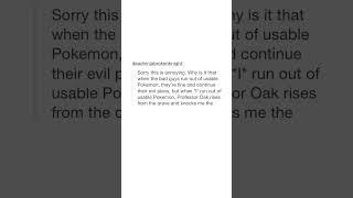 Funny Pokémon Tumblr Post