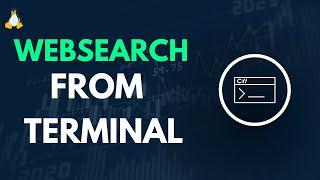 Search the web from your Terminal - Linux