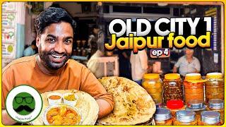 Jaipur Old City Food Tour Pt 1 | Mahaveer Rabri Bhandar, 190 Year Aachar Shop & More | Veggie Paaji