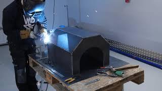 Huge ribbon burner forge build part 1