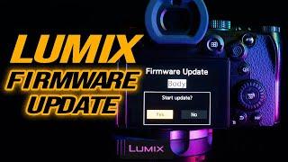 Lumix Firmware Update Explained - 2025 Jan (S5II/S5IIx/GH7/G9II)