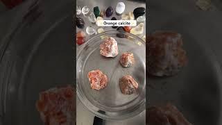 crystal asmr sound#crystals #asmr #asmrsounds #shorts #calcite #foryou #stone #gems #natural #raw