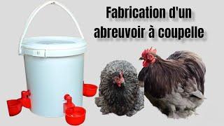 COMMENT fabriquer un abreuvoir à coupelle !