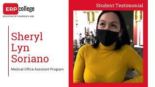 ERP College Student Testimonial - Sheryl Lyn Soriano