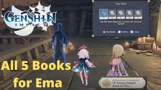 Enkanomiya - All 5 Books for Ema - Genshin Impact