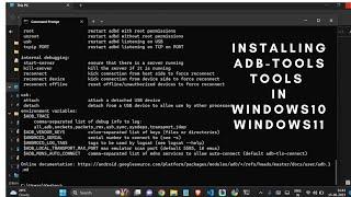 How to install ADB tools and FASTBOOT drivers on Windows 11 /10