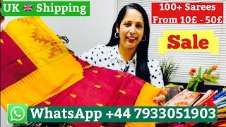 100+ Sarees Below 50£ | Starting from 10£ | Anitha Anand | SAAVAAS | Next Day UK Delivery Available