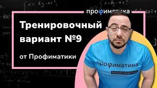 Тренировочный вариант 9 от Профиматики. Разбор