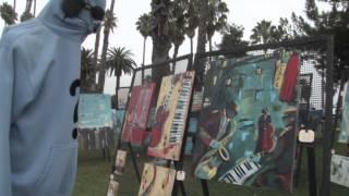 Santa Barbara artwalk on Live Roots TV