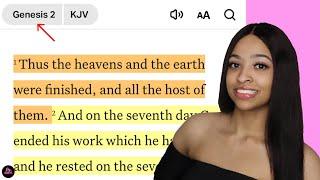 Bible Reads With Ms.Danreael GENESIS CHAPTER 2