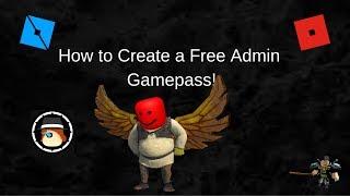 How to make an admin gamepass! (Hd Admin, 2019)