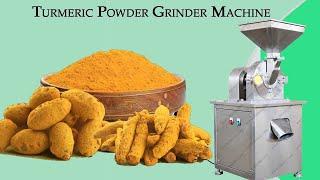 Turmeric Grinder Machine┃Haldi Powder Grinding Mill┃Automatic Mirchi Spices Pulverizer Manufacture┃