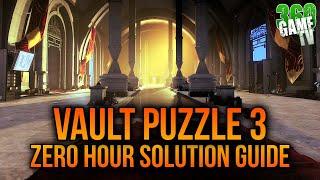 Zero Hour Vault Puzzle 3 Guide / Solution (Vaulted Obstacles Triumph / Intrinsic Perk) - Destiny 2